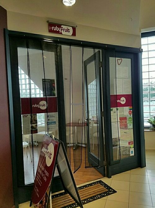 front door at Rubyfruit Bakery and Cafe in Leura
