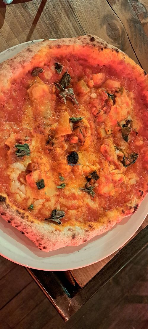 Lasagne pizza at Nonna Said in Glasgow