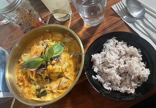 Red curry  at Peace Kitchen - Kallio in Helsinki