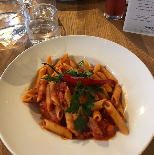 Penne arrabbiata  at Prezzo  in Bristol