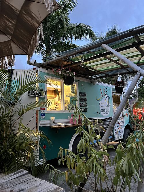   at Poke Bobs in Hana