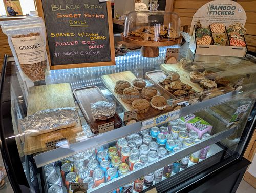 Pastries and Drinks Case at The Wylde Beet in Hailey