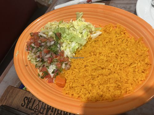Ask for no cheese and no sour creamm  at Blue Margaritas Bar and Grill in Peoria