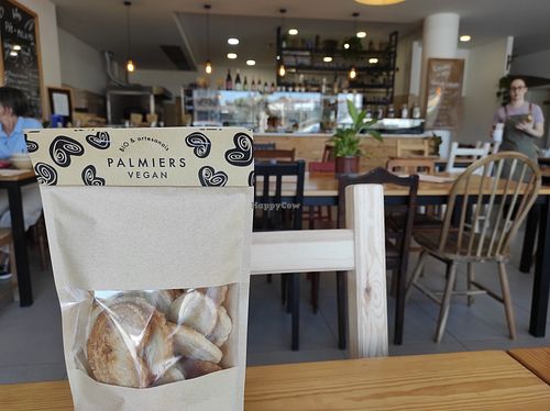 Vegan palmiers at Lume Agricultura e Padaria Bio in Santa Maria Da Feira