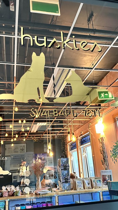   at Café Huskies in Longyearbyen