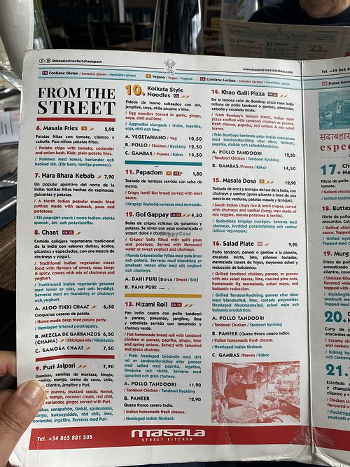   at Masala Street Kitchen in Torrevieja