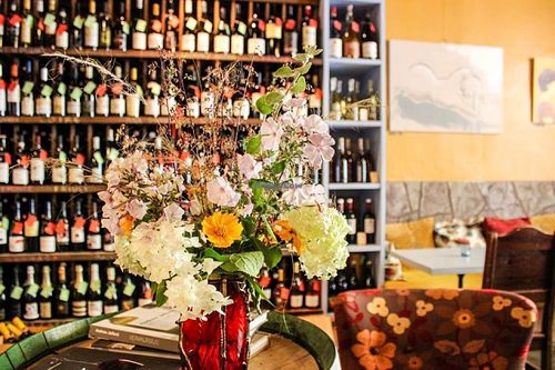 interior at Piccadilly Wine and Chocolate in Parnu