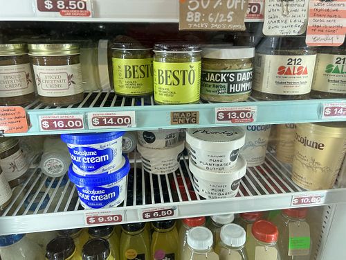 Vegan stuff  at Maison Jar in Brooklyn