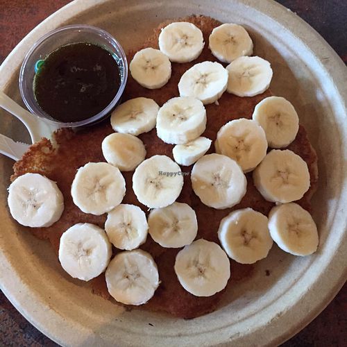 banana pancakes at Simple Bliss Cafe in South Lake Tahoe