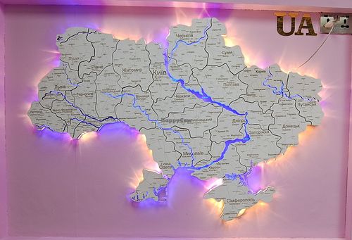 Map at Cream Dream in London