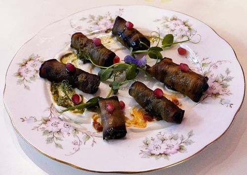 aubergine rolls at Cream Dream in London