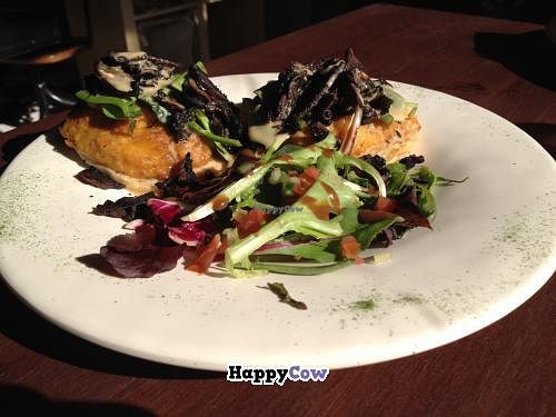 Vegan Eggs Benedict at The Rabbit Hole Cafe at The Rabbit Hole Cafe in Agoura Hills