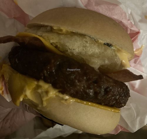 Gf ultimate vegan burger  at Hank's Dirty in Cambridge