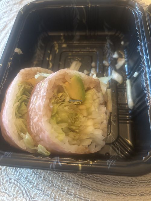 Avocado and veggie roll  at Hana in Williamsport