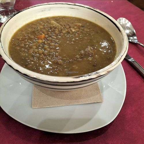 Lentejas con boletus at Restaurante DeCasa in Segovia
