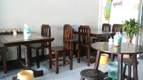 inside seating at Nuson in Chiang Mai