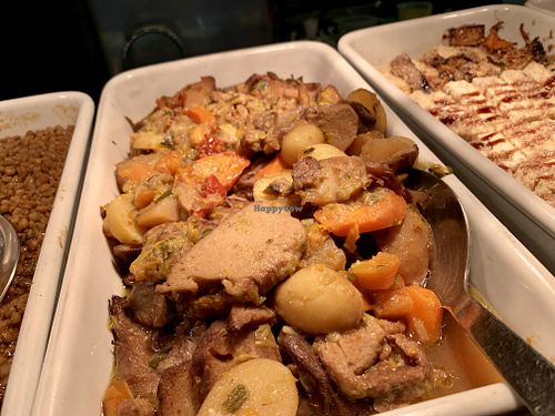 tofu dish at Ops Cucina Mediterranea in Rome