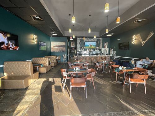 Dining  at Betaneya Ethiopian Restaurant in Woodbridge