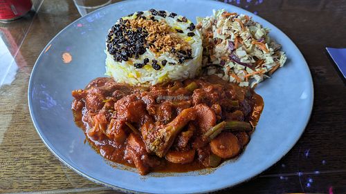 De Zereshk Polo met gemixte groenten was erg smaakvol. at Eliya in Kerkrade