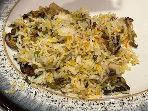 Mushroom rice at Monsoona in Aberdeen