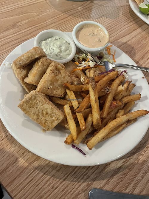 Tofu n chips   at Freshies Restaurant and Bar in South Lake Tahoe