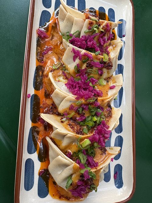 Gyoza  at Sarumino in Mexico City