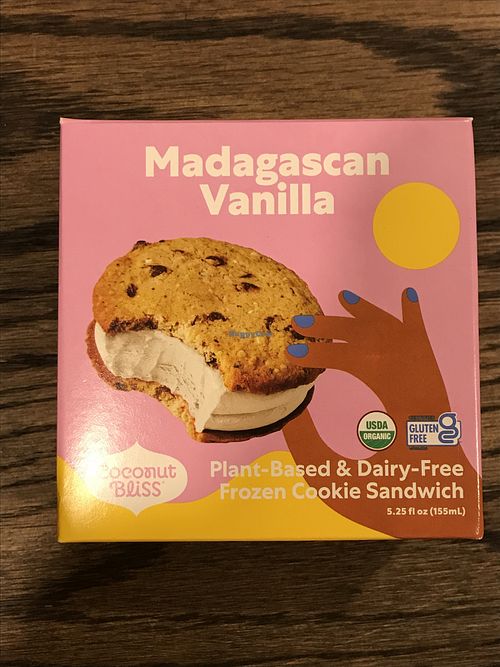 just one of the many vegan ice creams  at Healthy Life Market in Charleston