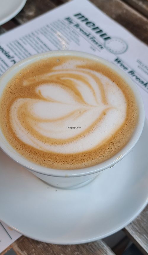 Latte at Hillhart Coffee Co in Bearsden