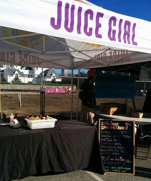 Juice Girl at Houston's Urban Harvest Farmers Market at Eastside at Juice Girl - Fairview in Houston