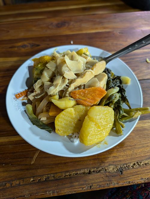  at Vegetarian Buffet - Street Food Alley in Luang Prabang