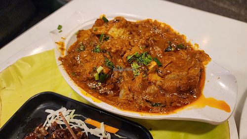 aloo masala. spicy and yummy at MINAKSHI Veg Restaurant and Cafe in Pondicherry