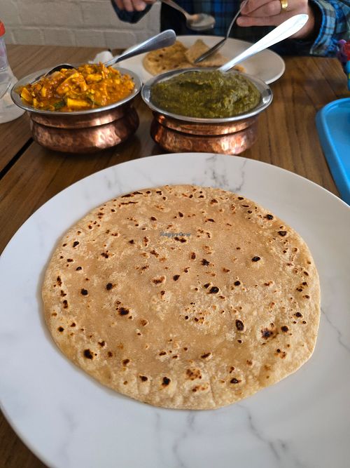 Roti at Vegetarian Jaimal's Bhojan Bhandar in Hawthorn