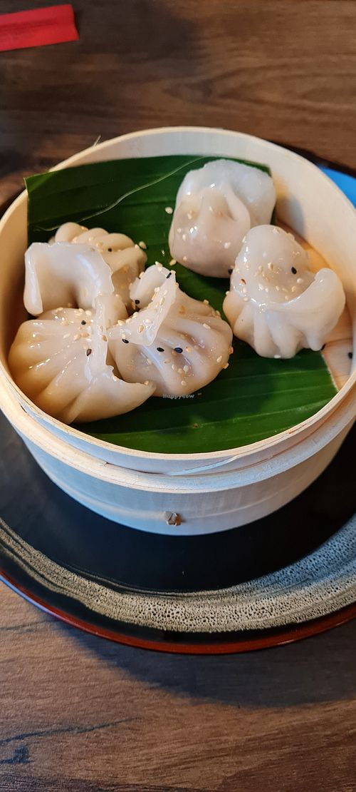 Dumplings at Vegan 87 in Berlin
