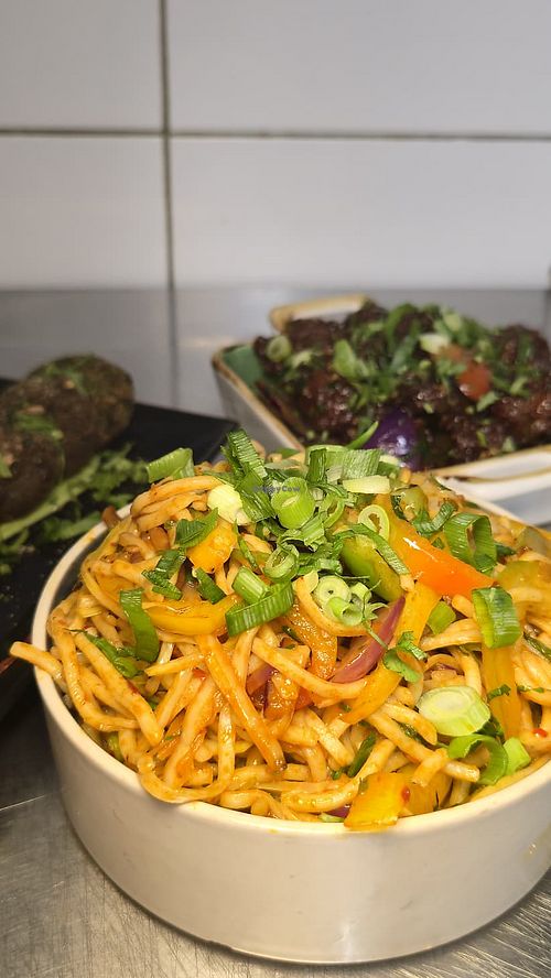 Shezwan Noodles at DosaHut in Dusseldorf