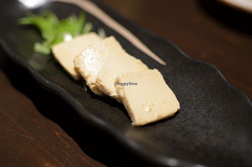 Miso tofu 'cream cheese' at Iki Laboratory in Sapporo