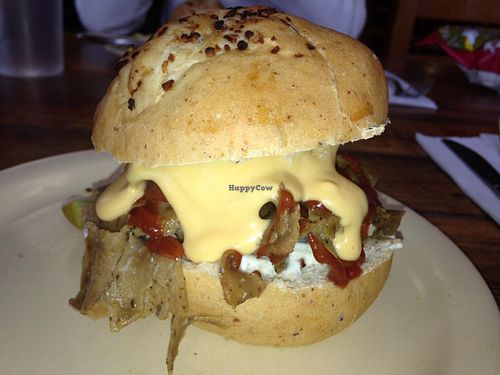 roast beef and cheese sandwich at Dough Bakery in Atlanta
