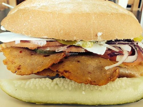 buffalo turkey sub at Dough Bakery in Atlanta