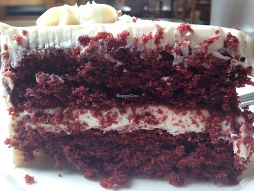 red velvet cake at Dough Bakery in Atlanta
