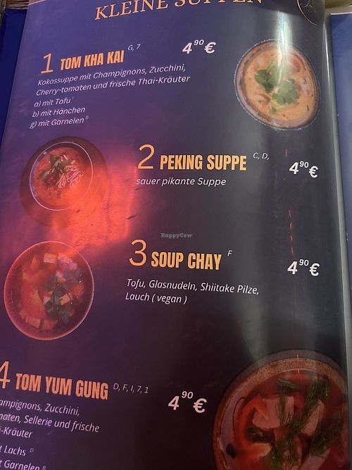 Vegane Suppe   at Jan's Restaurant in Halberstadt