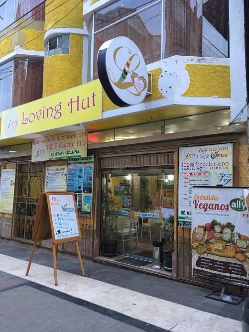 from outside  at Loving Hut - Titikaka in Puno