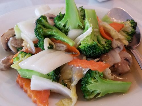 Mixed stirfry veggies at Garden Wok in Tarzana