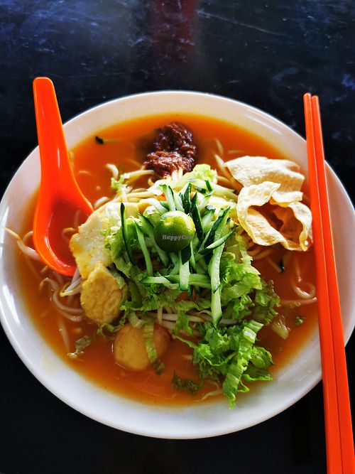 Mee Rebus at Beauty Mama Vegetarian in Perak