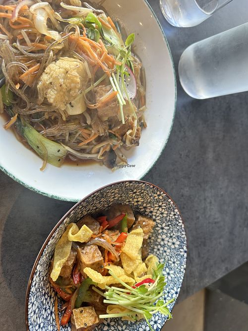 Vegan Jap Chae and wok fried tofu   at Koba in Subiaco