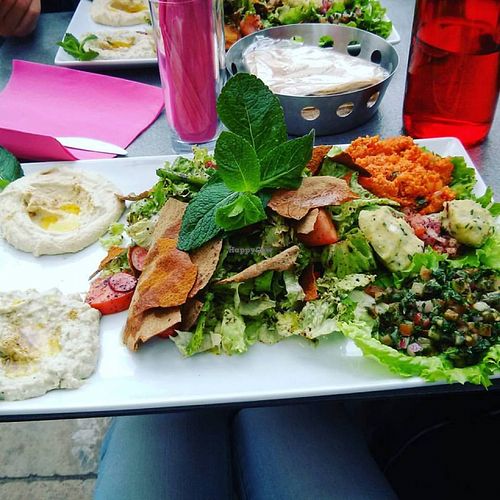 Assiette Végétalienne (Vegan) at Guenat's in Martigues