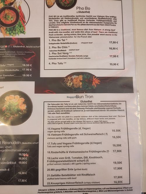 Menu 3 at Bep Bu - Vietnamese Street Food in Munich