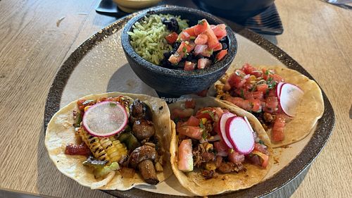 Veganos tacos   at Hot Taco Street Taqueria in Orlando