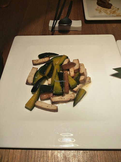 Tofu & pumpkin at WUJIE 大蔬无界 - Xujiahui Park in Shanghai