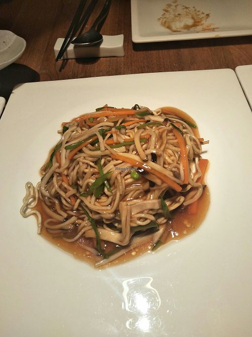 Crispy noodles. at WUJIE 大蔬无界 - Xujiahui Park in Shanghai