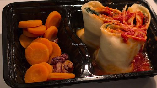 Roasted squash lasagna rolls at The Fiery Chef in Ocala