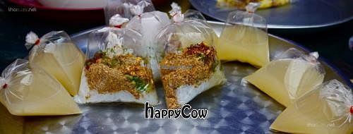 Rice noodle with herbs and spices at Weekly Market in Chiang Mai